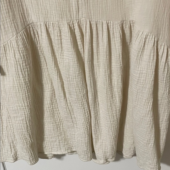 Anthropologie Eri & Ali Edira Lace Cream Tunic Dress Size Small - Picture 8 of 10